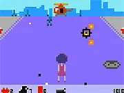 Full Metal Mom 2 free online shooter game – badass mom fighting robots to rescue children on PlayArcadeHub