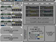 Screenshot of the Army Mastery Clicker game interface showing various troop units, an upgrade purchase panel, and a large button to click for resource generation.