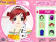 Bright Spring Dress Up free online game featuring a cheerful character ready for a vivid makeover with colorful spring fashion, dresses, and accessories