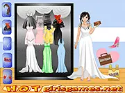 Elegant Banquet Girl Dressup free online game, play celebrity fashion styling, dress up actress Evelyn for a banquet