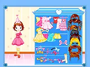 Mom receiving a beauty makeover for Mother's Day, playing Mother's Day Beauty Salon free game