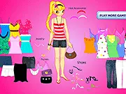 Blonde Girl Dress Up Free Online Game Screenshot - Fashion and Styling