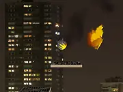 Bombfall free online game screenshot, intense 3D explosions and falling bombs