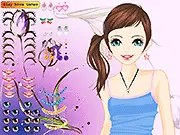 Priscilla Make Up free online game glamorous makeover cosmetics lipstick