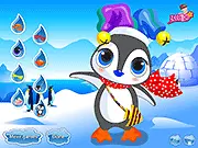 Penguin Dress Up free online game cute animal fashion clothes accessories