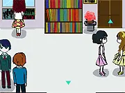 Screenshot of Book of Elly game, showing a small character, Elly, navigating a level that looks like an open book with paper-cutout scenery and hazards.