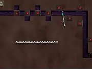 Callidus Magic Dungeon online game, wizard platforming and solving physics puzzles in a dark dungeon