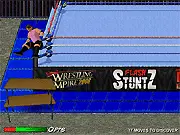 Flash Stuntz free online wrestling stunt game with advanced flight physics and high score gameplay