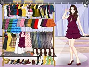 Dress-up game where players style a character inspired by Rachel Berry from Glee with preppy and quirky outfits