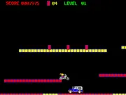 Moto Connection free online game screenshot - a motorcycle driving on a track and collecting explosive barrels