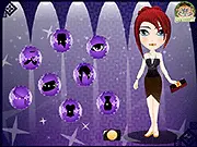 Glamourous Night online game screenshot, play free party makeover game, girl dress up and makeup game, fashion styling online