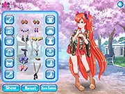 Hatsune Miku Dressup free online Vocaloid fashion game screenshot