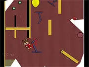 I Want You Dead Santa free online game showing a Christmas bear ragdoll being dragged through a destructive grinder