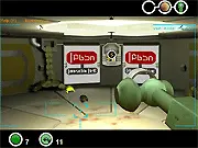 Thorenzitha 3 free online game screenshot showing a character exploring the world and shooting bugs
