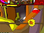 Play Reindeer Crusher free online destruction game where you fly and blow up reindeer