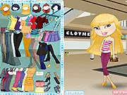 Play Dressup Suzie free online game, styling cute casual mall fashion, dress up game for girls.