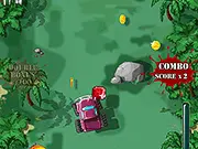 Jungle Rush free online arcade truck skill game with physics and high scores