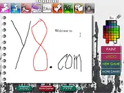 Play Drawing Artist free online game, digital canvas painting, fun flash drawing application on PlayArcadeHub