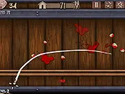 Zombie Slash free online action game, slicing zombies and avoiding brains