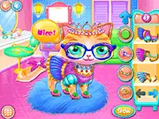 Kitty's Fashionista Day free online game pet care dress up kitten