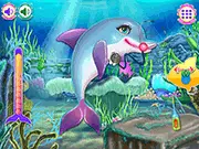 Pretty Dolphin Care free online game animal rescue dress up