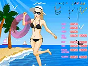Play Happy Summer Bikini Dress Up free online fashion game