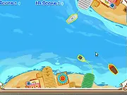 Ship Control free online strategy game screenshot showing multiple ships being guided toward loading zones