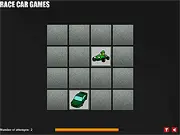 Cartoon Race Cars Memory game, free online car puzzle, test concentration, PlayArcadeHub