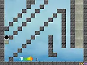 Ball from Clouds game online, free mouse control physics game, black hole puzzle game on PlayArcadeHub