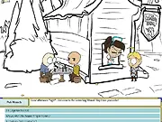Play The Ten Valorous Acts of Algernon the Great free online game, a medieval quest where a squire completes ten heroic acts to become a knight.