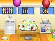 Cake Party free online game for baking and party decoration