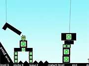 Save Sam free online logic puzzle game screenshot with alien and geometric objects