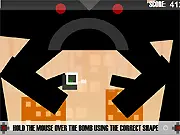 Play Beat the Boss free online shape matching arcade game to defeat the spider