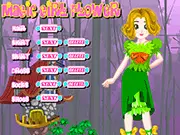 Magic Girl Flower Dressup free online game floral outfit fantasy heroine