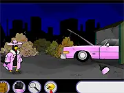BooBoo Web game screen showing a character exploring a mysterious, simple room layout with various objects scattered around