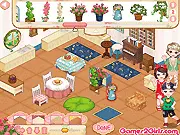 Fairy Tale Hut decoration game screenshot, play free online princess game, cute magical design items