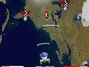 Star Fly space shooter game screenshot, free arcade game online, defeating end-of-level boss