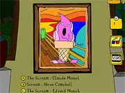 Play Art Parodies Quiz free online game testing knowledge of famous paintings and satirical art