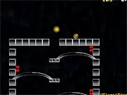 Amberial Axis free online ball rolling puzzle game with green dots and exit challenge