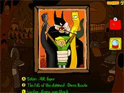 Horror Paintings Parodies 3 free online quiz, famous art parody hidden object game, play free art history challenge