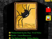 Screenshot of the Horror Paintings Parodies quiz game with a multiple-choice question about a famous art parody, play free online quiz