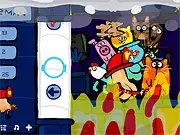 Nose Jobs free online rhythm game, humorous screenshot of a nose working a job, PlayArcadeHub