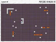 Slide Knight online puzzle game thumbnail, a knight character sliding on a dungeon floor towards an exit