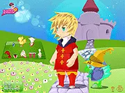White Mage Dressup free online game, fantasy fashion makeover, beautiful white robes customization, dressing up a magical chick, PlayArcadeHub