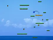 Play Stay Up free online arcade game where you jump up platforms and collect coins