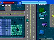 Post-Apocalyptic Italian Delivery free online game. Deliver pizza in a pixelated retro management game.
