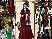 TeddyBlack Steampunk free online dress up game screenshot, showing the character TeddyBlack in highly detailed Victorian-inspired Steampunk clothes and accessories.
