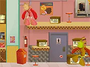 Attack of The Flesh Hungry Meat Monsters free online platformer arcade kick