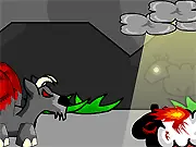 Demonic Goat free online shooter game with fireballs