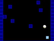 Gravity Pinball Challenge free online game with a dropping ball navigating 120 levels with vibrating walls